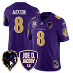 Lamar Jackson - 8 / Purple / S