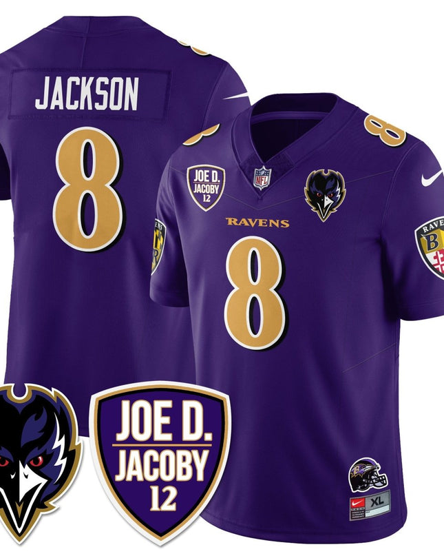 Men's Ravens Purple Rising 2024 Vapor Limited Jersey - All Stitched BALRAV_KDZ - KINDOZY