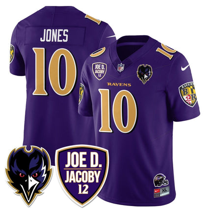 Men's Ravens Purple Rising 2024 Vapor Limited Jersey - All Stitched BALRAV_KDZ - KINDOZY