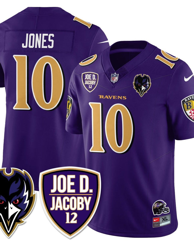 Men's Ravens Purple Rising 2024 Vapor Limited Jersey - All Stitched BALRAV_KDZ - KINDOZY