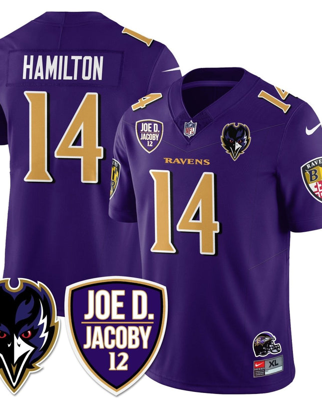 Men's Ravens Purple Rising 2024 Vapor Limited Jersey - All Stitched BALRAV_KDZ - KINDOZY