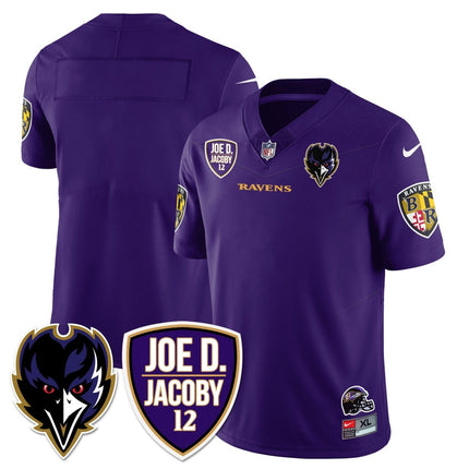 Men's Ravens Purple Rising 2024 Vapor Limited Jersey - All Stitched BALRAV_KDZ - KINDOZY