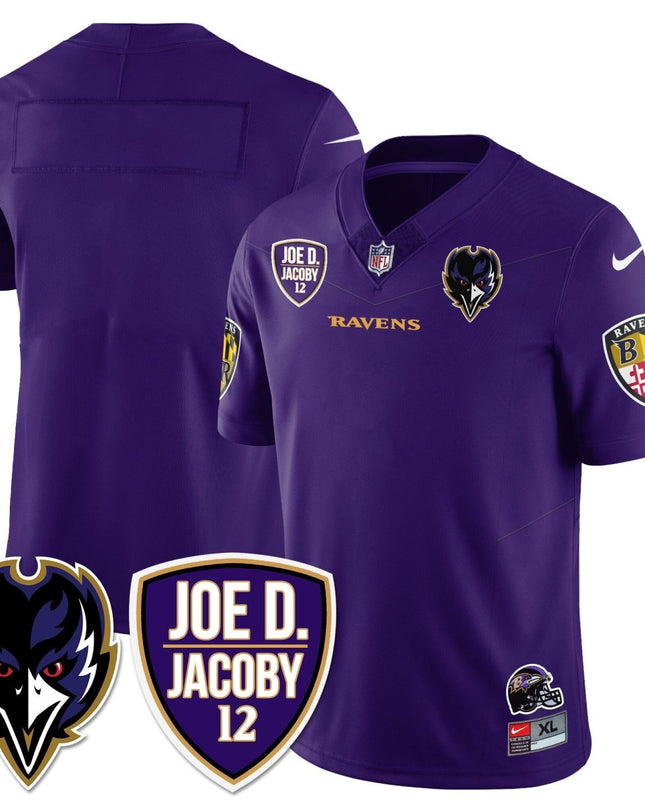 Men's Ravens Purple Rising 2024 Vapor Limited Jersey - All Stitched BALRAV_KDZ - KINDOZY