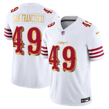 Men's San Francisco 49ers 2025 “Rivalries” Vapor Limited Jersey V2 - All Stitched SF49_KDZ - KINDOZY