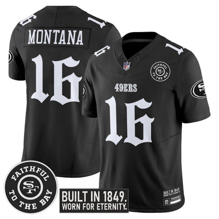 Men's San Francisco 49ers 'Fog City Gothic Edition' Vapor Limited Jersey - All Stitched SF49_KDZ - KINDOZY
