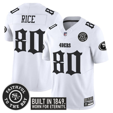 Men's San Francisco 49ers 'Fog City Gothic Edition' Vapor Limited Jersey - All Stitched SF49_KDZ - KINDOZY