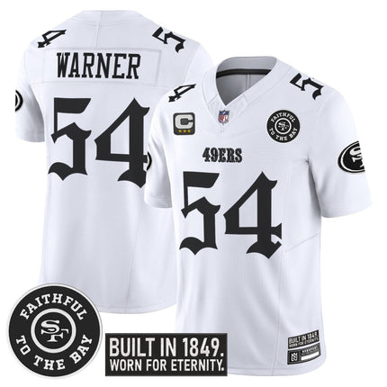 Men's San Francisco 49ers 'Fog City Gothic Edition' Vapor Limited Jersey - All Stitched SF49_KDZ - KINDOZY
