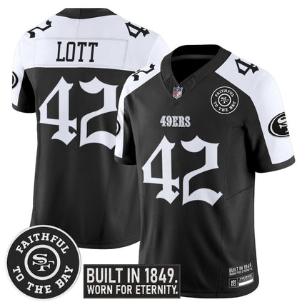 Men's San Francisco 49ers 'Fog City Gothic Edition' Vapor Limited Jersey - All Stitched SF49_KDZ - KINDOZY