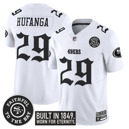 Men's San Francisco 49ers 'Fog City Gothic Edition' Vapor Limited Jersey - All Stitched SF49_KDZ - KINDOZY