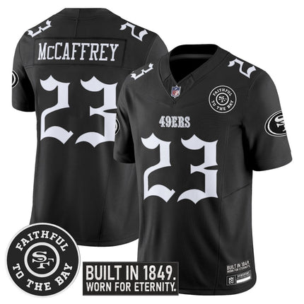 Men's San Francisco 49ers 'Fog City Gothic Edition' Vapor Limited Jersey - All Stitched SF49_KDZ - KINDOZY