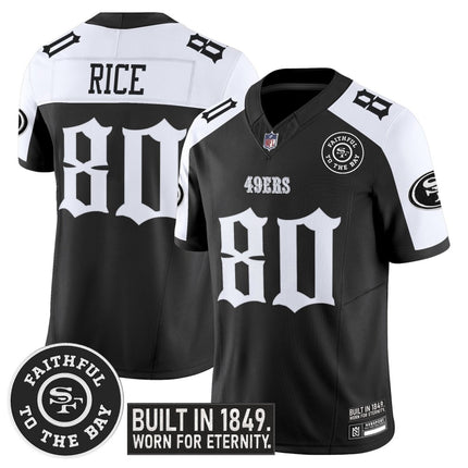 Men's San Francisco 49ers 'Fog City Gothic Edition' Vapor Limited Jersey - All Stitched SF49_KDZ - KINDOZY