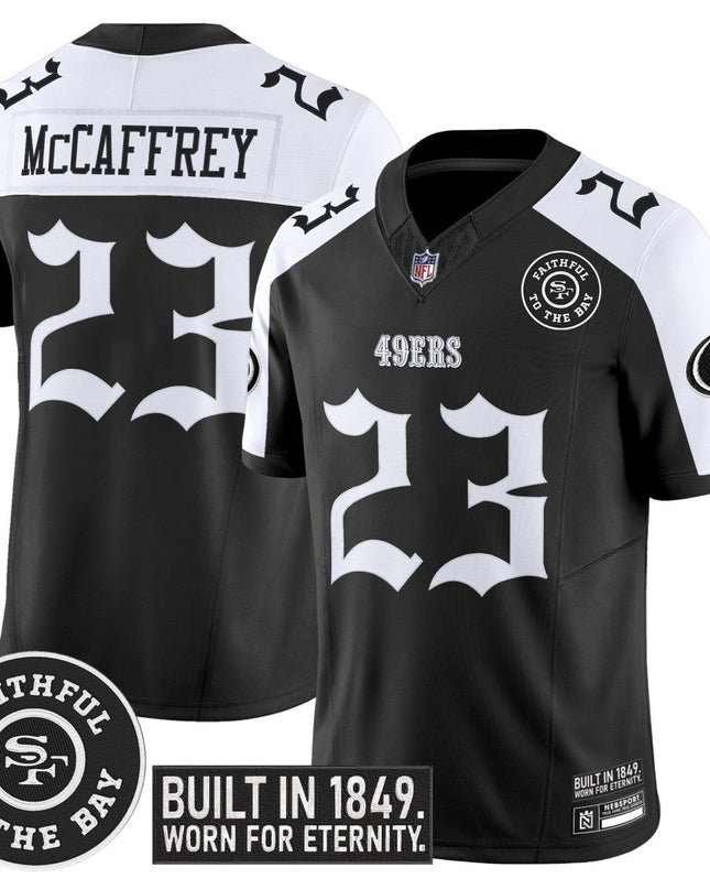 Men's San Francisco 49ers 'Fog City Gothic Edition' Vapor Limited Jersey - All Stitched SF49_KDZ - KINDOZY