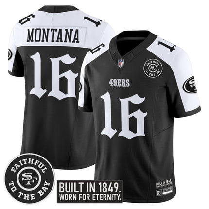 Men's San Francisco 49ers 'Fog City Gothic Edition' Vapor Limited Jersey - All Stitched SF49_KDZ - KINDOZY