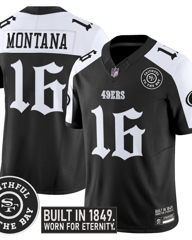 Men's San Francisco 49ers 'Fog City Gothic Edition' Vapor Limited Jersey - All Stitched SF49_KDZ - KINDOZY