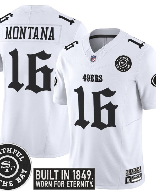 Men's San Francisco 49ers 'Fog City Gothic Edition' Vapor Limited Jersey - All Stitched SF49_KDZ - KINDOZY