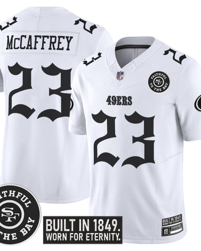 Men's San Francisco 49ers 'Fog City Gothic Edition' Vapor Limited Jersey - All Stitched SF49_KDZ - KINDOZY