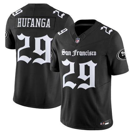 Men's San Francisco 49ers 'Gothic Edition' Vapor Limited Jersey - All Stitched SF49_KDZ - KINDOZY