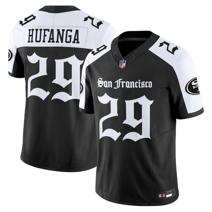 Men's San Francisco 49ers 'Gothic Edition' Vapor Limited Jersey - All Stitched SF49_KDZ - KINDOZY
