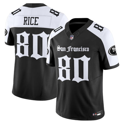 Men's San Francisco 49ers 'Gothic Edition' Vapor Limited Jersey - All Stitched SF49_KDZ - KINDOZY