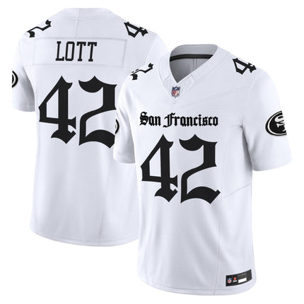 Men's San Francisco 49ers 'Gothic Edition' Vapor Limited Jersey - All Stitched SF49_KDZ - KINDOZY