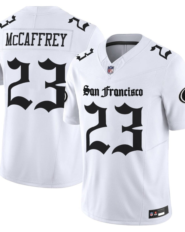Men's San Francisco 49ers 'Gothic Edition' Vapor Limited Jersey - All Stitched SF49_KDZ - KINDOZY