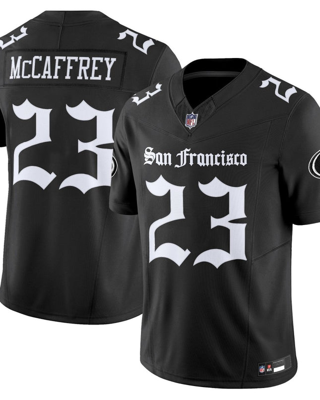Men's San Francisco 49ers 'Gothic Edition' Vapor Limited Jersey - All Stitched SF49_KDZ - KINDOZY