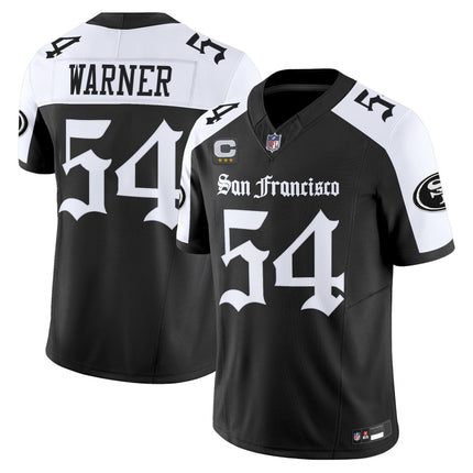 Men's San Francisco 49ers 'Gothic Edition' Vapor Limited Jersey - All Stitched SF49_KDZ - KINDOZY