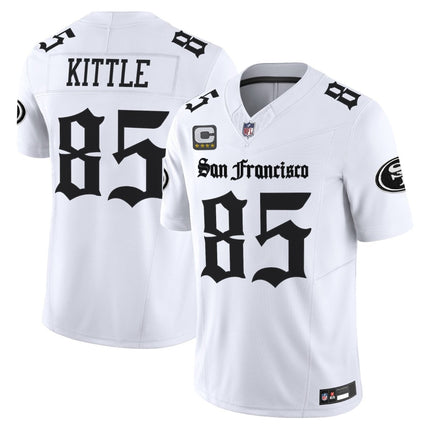 Men's San Francisco 49ers 'Gothic Edition' Vapor Limited Jersey - All Stitched SF49_KDZ - KINDOZY