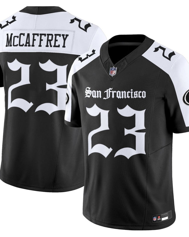 Men's San Francisco 49ers 'Gothic Edition' Vapor Limited Jersey - All Stitched SF49_KDZ - KINDOZY