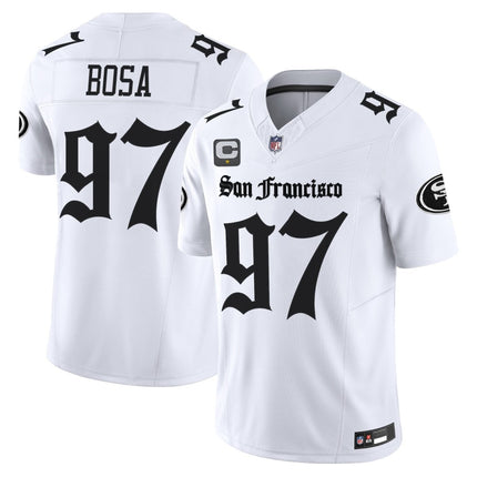 Men's San Francisco 49ers 'Gothic Edition' Vapor Limited Jersey - All Stitched SF49_KDZ - KINDOZY