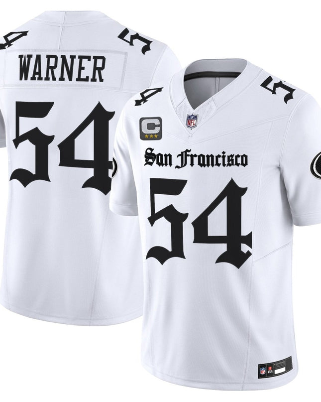 Men's San Francisco 49ers 'Gothic Edition' Vapor Limited Jersey - All Stitched SF49_KDZ - KINDOZY