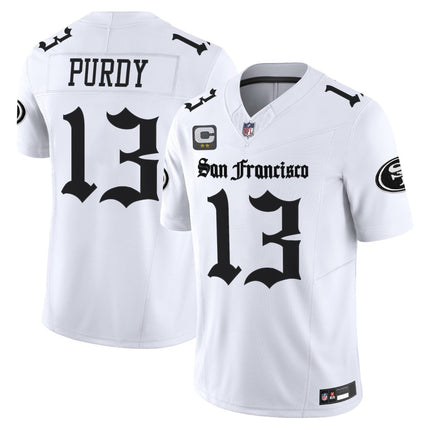 Men's San Francisco 49ers 'Gothic Edition' Vapor Limited Jersey - All Stitched SF49_KDZ - KINDOZY