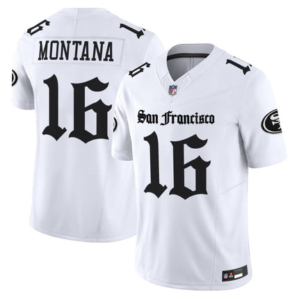 Men's San Francisco 49ers 'Gothic Edition' Vapor Limited Jersey - All Stitched SF49_KDZ - KINDOZY