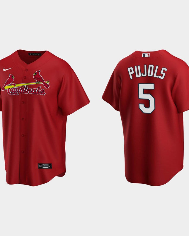Men's St. Louis Cardinals Alternate Jersey - All Stitched ARICAR_KDZ - KINDOZY