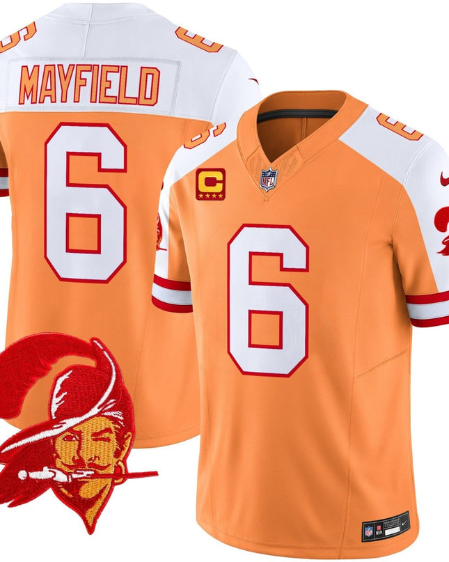 Men's Tampa Bay Buccaneers Throwback Vapor Limited Jersey V2 - All Stitched TBBUC_KDZ - KINDOZY