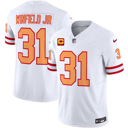 Men's Tampa Bay Buccaneers Throwback Vapor Limited Jersey V2 - All Stitched TBBUC_KDZ - KINDOZY