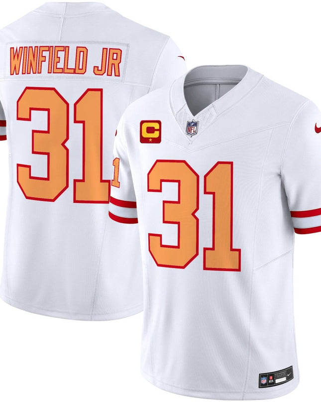 Men's Tampa Bay Buccaneers Throwback Vapor Limited Jersey V2 - All Stitched TBBUC_KDZ - KINDOZY