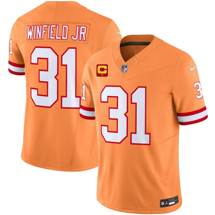 Men's Tampa Bay Buccaneers Throwback Vapor Limited Jersey V2 - All Stitched TBBUC_KDZ - KINDOZY