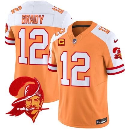 Men's Tampa Bay Buccaneers Throwback Vapor Limited Jersey V2 - All Stitched TBBUC_KDZ - KINDOZY