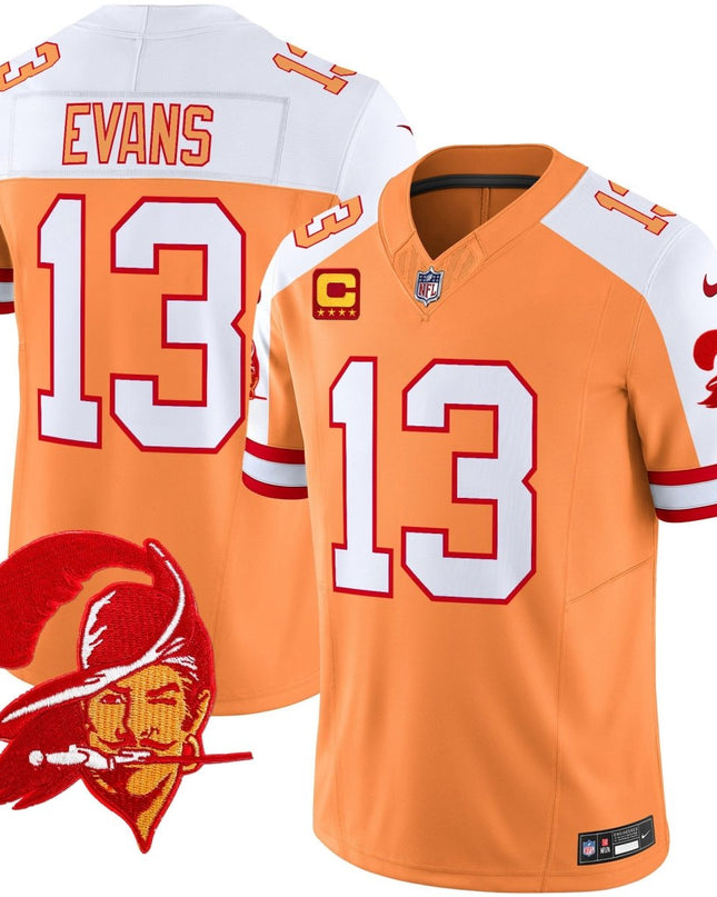 Men's Tampa Bay Buccaneers Throwback Vapor Limited Jersey V2 - All Stitched TBBUC_KDZ - KINDOZY