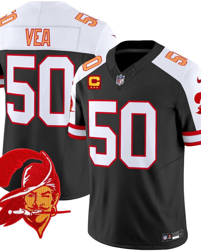 Men's Tampa Bay Buccaneers Throwback Vapor Limited Jersey V2 - All Stitched TBBUC_KDZ - KINDOZY