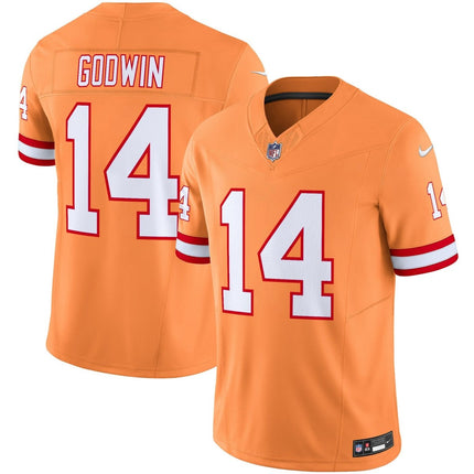 Men's Tampa Bay Buccaneers Throwback Vapor Limited Jersey V2 - All Stitched TBBUC_KDZ - KINDOZY