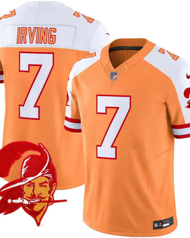 Men's Tampa Bay Buccaneers Throwback Vapor Limited Jersey V2 - All Stitched TBBUC_KDZ - KINDOZY