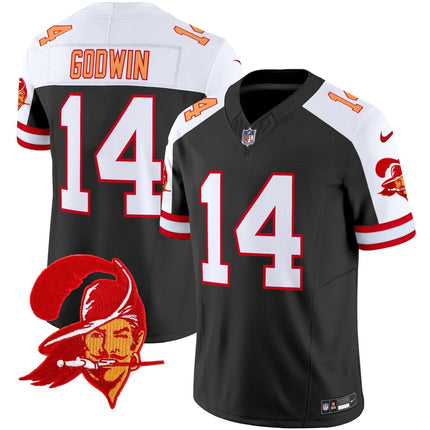 Men's Tampa Bay Buccaneers Throwback Vapor Limited Jersey V2 - All Stitched TBBUC_KDZ - KINDOZY