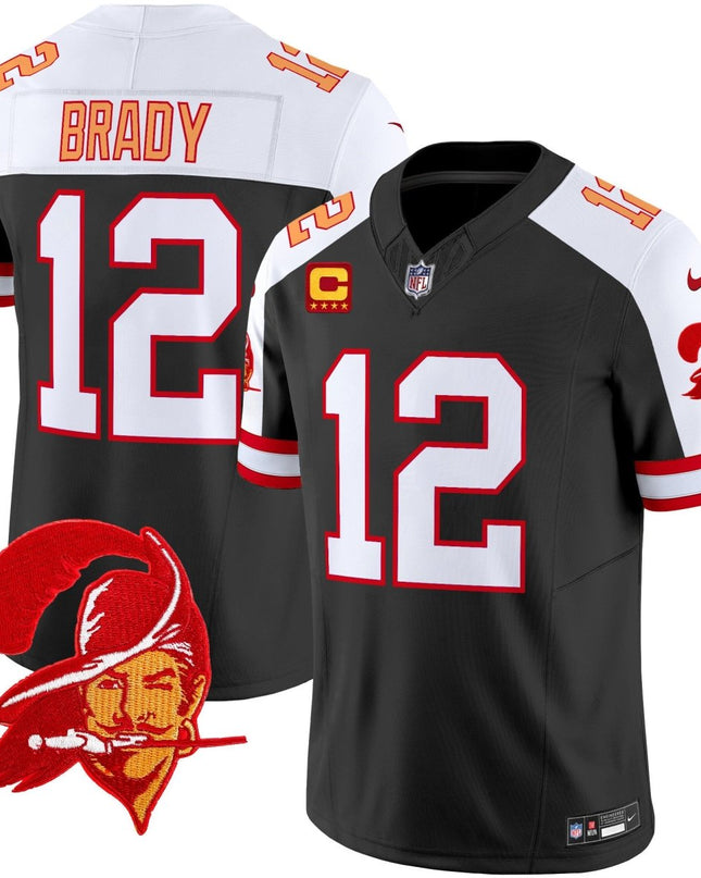 Men's Tampa Bay Buccaneers Throwback Vapor Limited Jersey V2 - All Stitched TBBUC_KDZ - KINDOZY