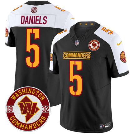 Men's Washington Commanders 2024 Vapor Limited Jersey - Est. 1932 Patch - All Stitched WASCOM_KDZ - KINDOZY