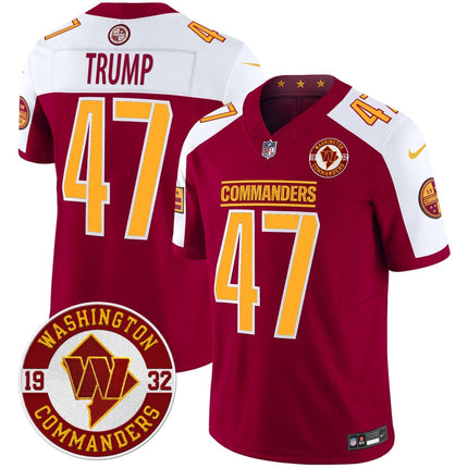 Men's Washington Commanders 2024 Vapor Limited Jersey - Est. 1932 Patch - All Stitched WASCOM_KDZ - KINDOZY