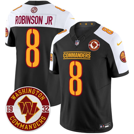 Men's Washington Commanders 2024 Vapor Limited Jersey - Est. 1932 Patch - All Stitched WASCOM_KDZ - KINDOZY