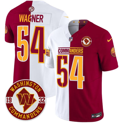 Men's Washington Commanders 2024 Vapor Limited Jersey - Est. 1932 Patch - All Stitched WASCOM_KDZ - KINDOZY