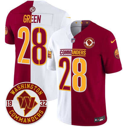 Men's Washington Commanders 2024 Vapor Limited Jersey - Est. 1932 Patch - All Stitched WASCOM_KDZ - KINDOZY